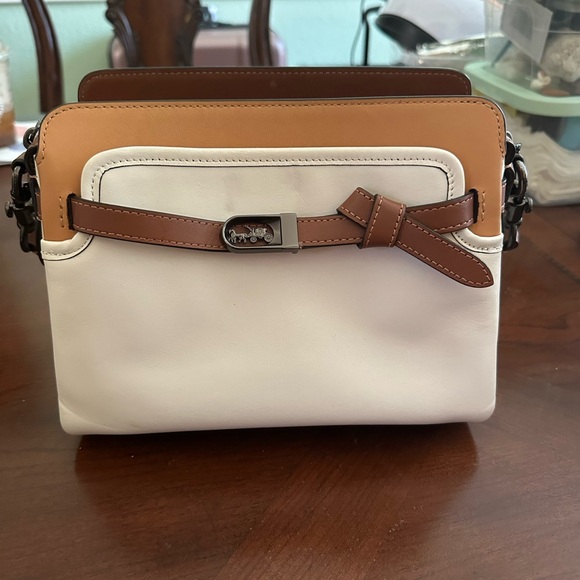 coach tate caryall in Colorblock - C2586 - chalk natural/multi - Picture 2 of 7